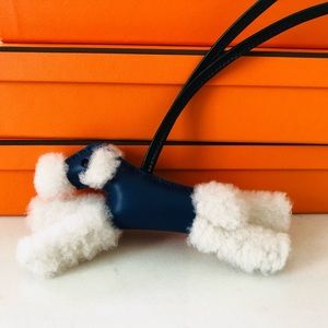 Brand New Hermes Buddy Charm in Blue Sapphire with box